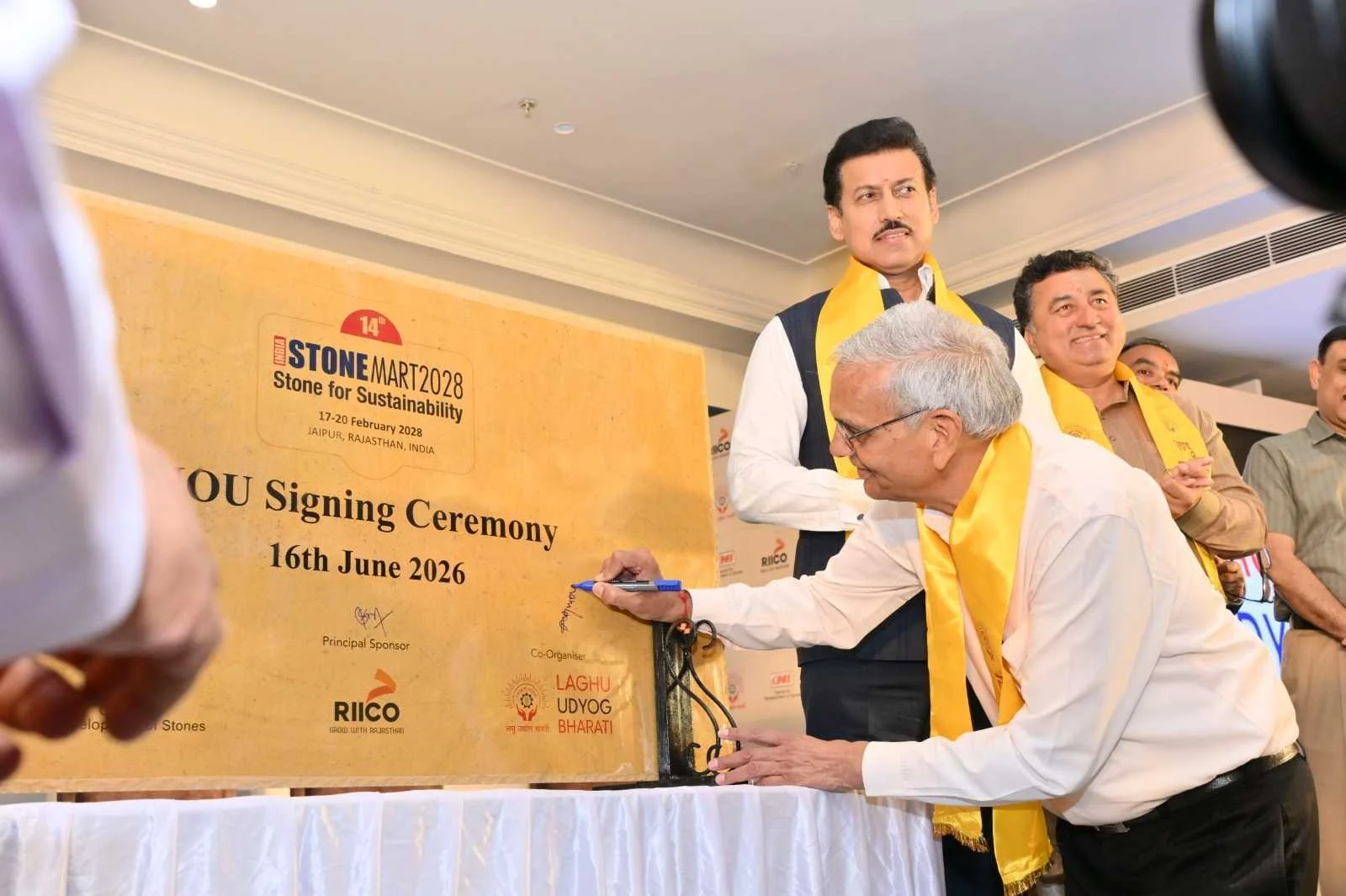 GSTF dignitaries on stage